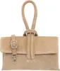 Vera Pelle Damen Wildledertasche Nodo Beige Produktbild-Vorschau 1