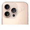 Close-up of the camera lenses on the back of a gold smartphone, with several transparent rings overlaid on the lenses. Produktbild-Vorschau