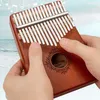 17-Tasten Mini Kalimba Daumenklavier – Mit Stimmhammer & Produktbild-Vorschau 4