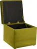 Polsterhocker, 45x45 cm, Farbe Fauliges Grün – weicher Produktbild-Vorschau 5