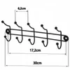 Wieszak ścienny 30x11cm czarny Podgląd zdjęcia produktu 2
