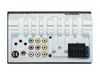 The back panel of a car stereo system is shown against a white background. Podgląd zdjęcia produktu