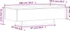 "2024"cloris Couchtisch Betongrau 100x49,5x31 cm Produktbild-Vorschau 3
