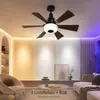 E27 Leise Ventilator φ52cm Deckenventilator mit Licht & Produktbild-Vorschau 3