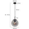 Steinhauer - lampada a sospensione - Bollique - nero - Anteprima dell’immagine prodotto 6