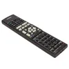 A black AV receiver remote control is shown against a white background. Podgląd zdjęcia produktu