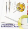 Stopfnadeln mit Großem Öhr 20 Stück Sticknadeln Stumpfe Produktbild-Vorschau 4