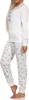 Normann Damen langarm Weihnachts Schlafanzug Pyjama mit Produktbild-Vorschau 2