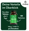 Vitabay Vitamin D3 + K2 Depot – 180 vegane Tabletten – Produktbild-Vorschau 6