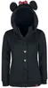 Mickey Mouse Kapuzenjacke Damen Minnie schwarz S Produktbild-Vorschau 3