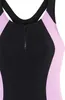 LASCANA ACTIVE Badeanzug schwarz-rosa Größe 42 Produktbild-Vorschau 5