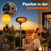 Tresko Warmtestraler, staand, infrarood, 2.000 W, Productafbeelding-voorbeeld 5