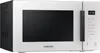 A white and black Samsung microwave oven is shown from the front. Anteprima dell’immagine prodotto