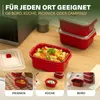 Viwares Lunchbox 2000 ml – Mikrowellenbehälter 5er Set für Produktbild-Vorschau 8