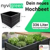 NYVI Hochbeet NYVIGreen M 82x82x61cm 336 Liter - Kunststoff Produktbild-Vorschau 3