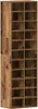 A tall, narrow wooden shelf unit with many compartments. Anteprima dell’immagine prodotto