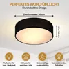 MONZANA® Plafonnier moderne 40W rond 30 cm 1 flamme E27 Voir les images du produit 2
