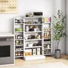 COSTWAY Armoire de cuisine de 120,5 cm de haut, armoire Voir les images du produit 2