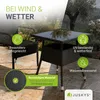 Juskys Polyrattan Gartentisch Yoro eckig - wetterfest 80x80 Produktbild-Vorschau 5