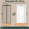Sekey Fliegengitter Balkontür mit Magnet Insektenschutz Tür Produktbild-Vorschau 6