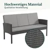 SVITA DENVER Polyrattan Gartenmöbel Set Essgruppe Lounge Produktbild-Vorschau 4