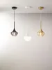 Apollo Pendelleuchte aus Metall und mundgeblasenem Glas - Produktbild-Vorschau 2