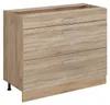 Küchenunterschrank Vicco R-Line Sonoma/Goldkraft Eiche 100 Produktbild-Vorschau 1