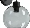 Wandleuchte Grau Schwarz E27 Glas Metall Modern Wandlampe Produktbild-Vorschau 5