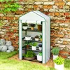 Outsunny PE-Gartengewächshaus mit 4 Regalböden, Produktbild-Vorschau 8