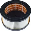 A close-up studio shot of a cylindrical air filter. Voir les images du produit