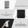 Fotohintergrund Schwarz 2x3m, Foto Hintergrund Kulisse Produktbild-Vorschau 6