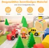 COSTWAY 78 teiliges Kinder Eisenbahn Set, 5 in 1 Produktbild-Vorschau 5