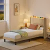 BEALIFE BF28 Lit rembourré 90x200 cm avec sommier à lattes Voir les images du produit 9