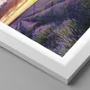 Gerahmtes Poster - Weißer Rahmen - Lavendel Berge Feld - Produktbild-Vorschau 2