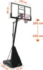 Pegasi Basketballkorb Dunk Master 2.30 - 3.05m Produktbild-Vorschau 4