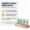 Adventskranz Holz Advent Kerzenhalter länglich modern Produktbild-Vorschau 5