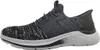 Side view of a black and white athletic shoe. Anteprima dell’immagine prodotto