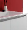 Keramik Waschtisch und Holzoptik-Unterschrank mit 2 Türen | Produktbild-Vorschau 3