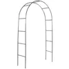 A black metal garden archway. Produktbild-Vorschau