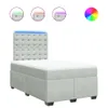 Boxspringbett mit Matratze Hellgrau 120x200 cm Samt Produktbild-Vorschau 1