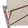 vidaXL Ampelschirm 300x300 cm Holzmast Weiß Produktbild-Vorschau 5