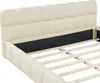 Okwish čalouněná postel 140 x 190 cm s měkkým opěrákem a Náhled obrázku produktu 6
