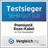 PremiumX 50m BASIC Koaxialkabel 135dB 4-fach SAT Koax Kabel Produktbild-Vorschau 6