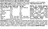 A product information label with nutritional facts and ingredients. Produktbild-Vorschau