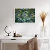 Poster - Poster ohne Rahmen - Pfauen Feder Makro - 70x50 cm Produktbild-Vorschau 5