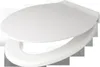 A white toilet seat and lid. Produktbild-Vorschau