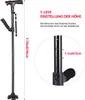 Gehstock verstellbar ausziehbar 86-96 cm - mit LED-Lampe & Produktbild-Vorschau 5