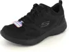 A black Skechers sneaker is shown from the side against a white background. Produktbild-Vorschau
