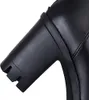 Bottes ASKSA Femme Talon Dentelle Bottes Courtes Bottines, Voir les images du produit 5