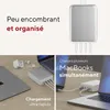 LINQ Connects 240W GaN2 DeskCharge Chargeur Multi-Port Voir les images du produit 3